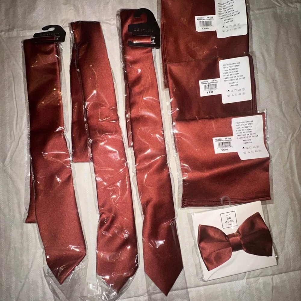David's Bridal Cinnamon Tie Collection for Formal Occasions